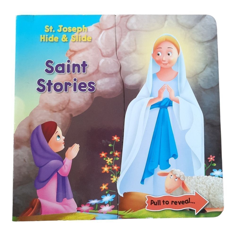 Joseph Hide & Slide Saint Stories Book - Blue and Pink